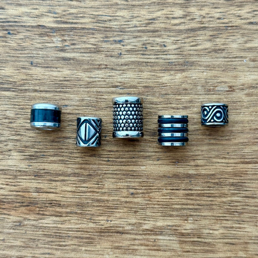 Stainless Steel Beads | Set Of 5