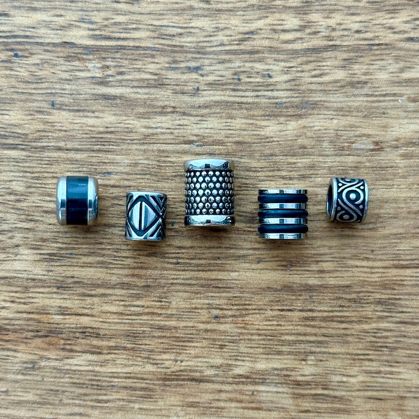 Stainless Steel Beads | Set Of 5
