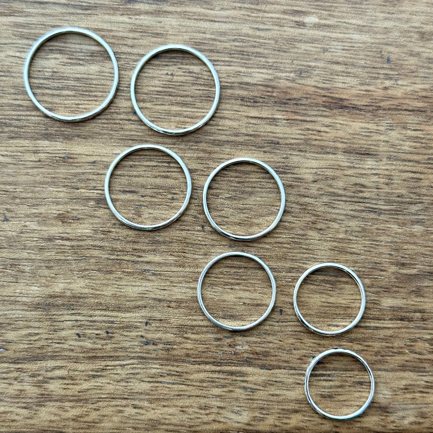 Extra Large Sterling Silver Dreadlock Ring