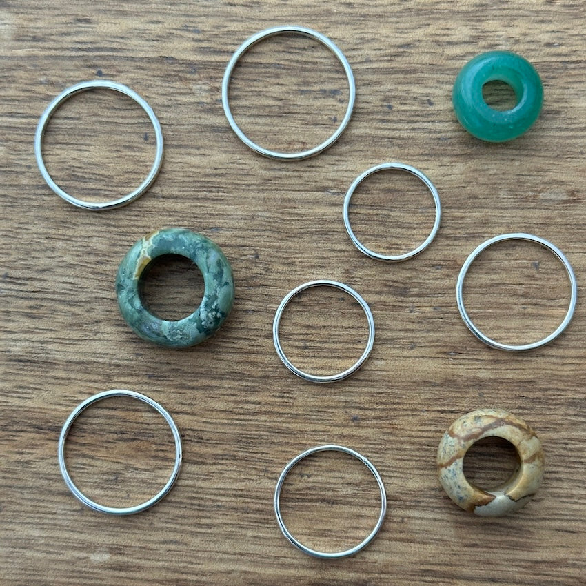 Extra Large Sterling Silver Dreadlock Ring