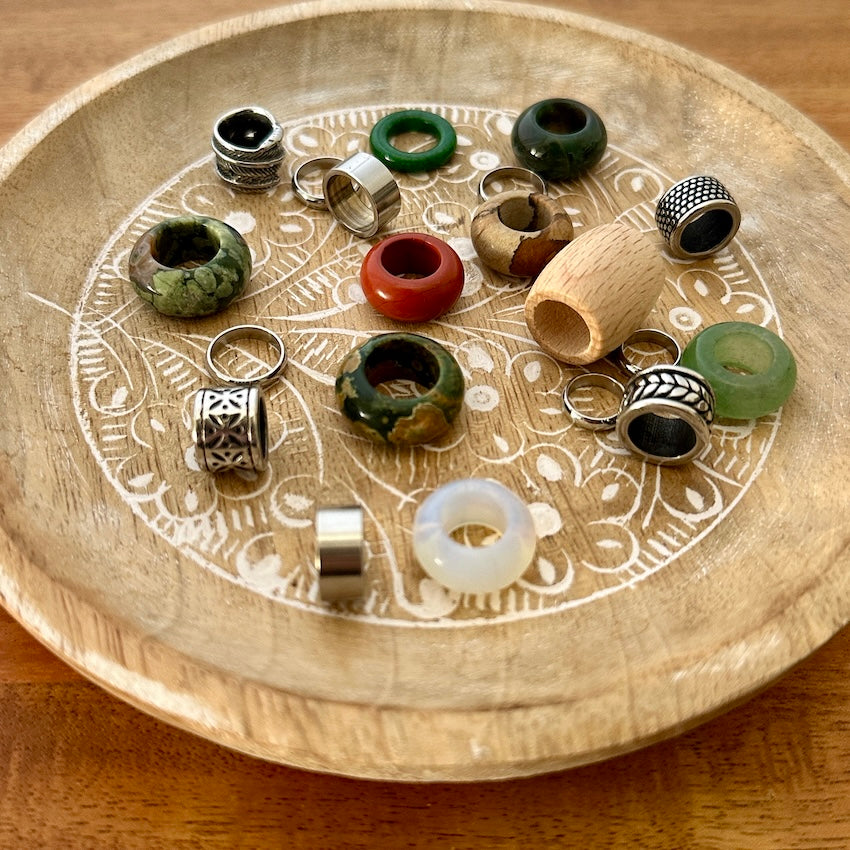 Autumn Forest | Dreadlock Beads | Set Of 20