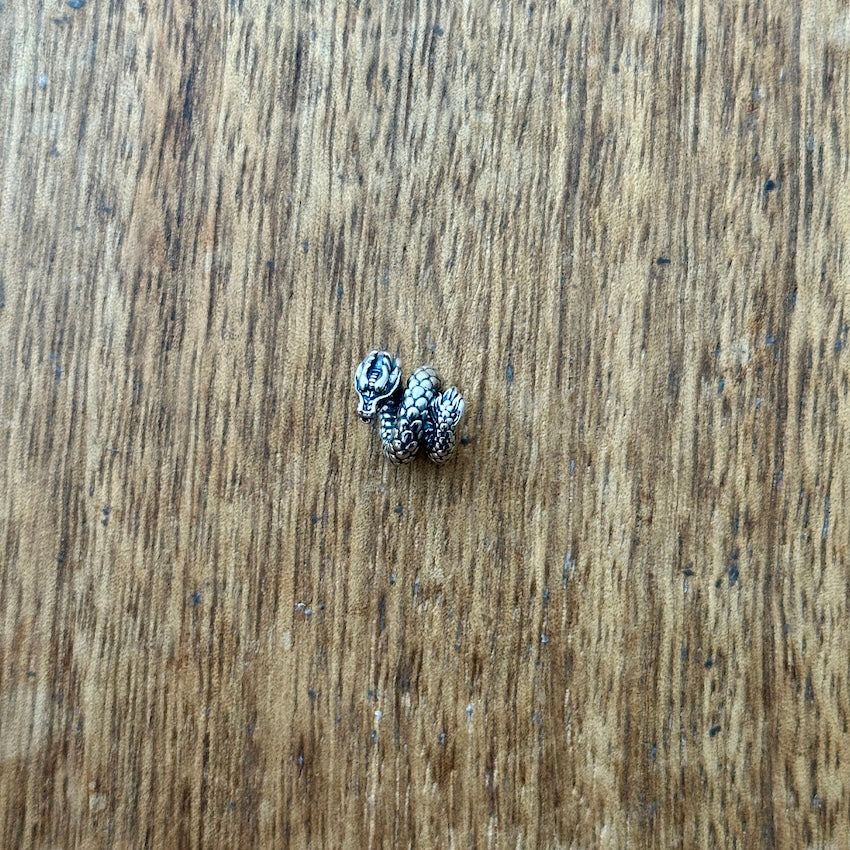 Sterling Silver Dragon Spiral