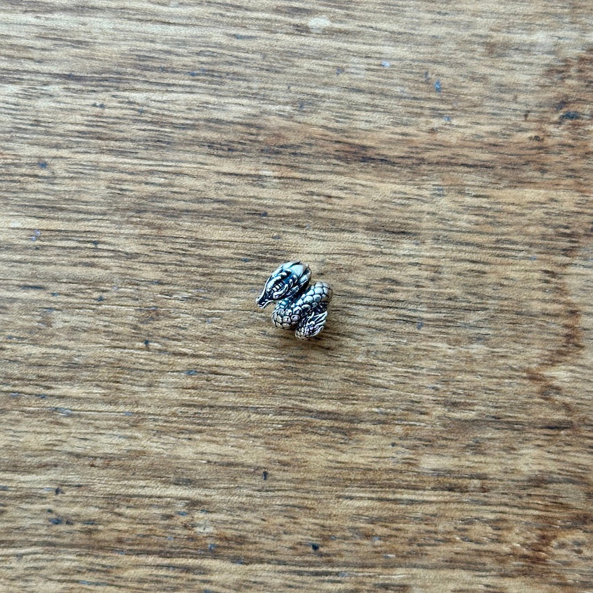 Sterling Silver Dragon Spiral