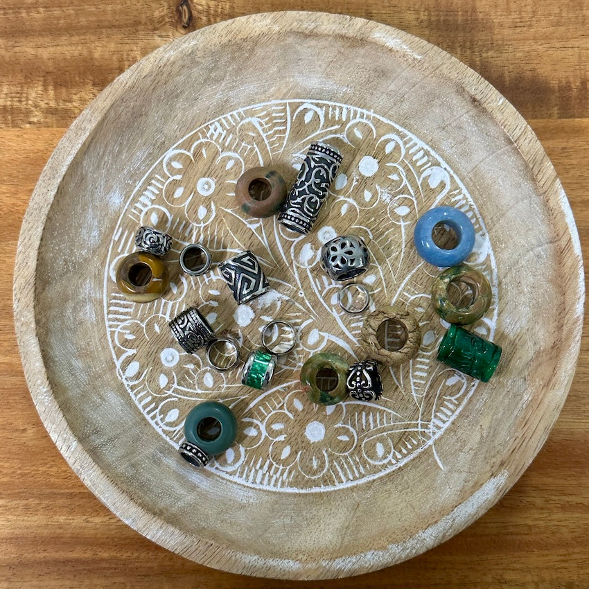 Wandering River Dreadlock Beads | Set Of 20