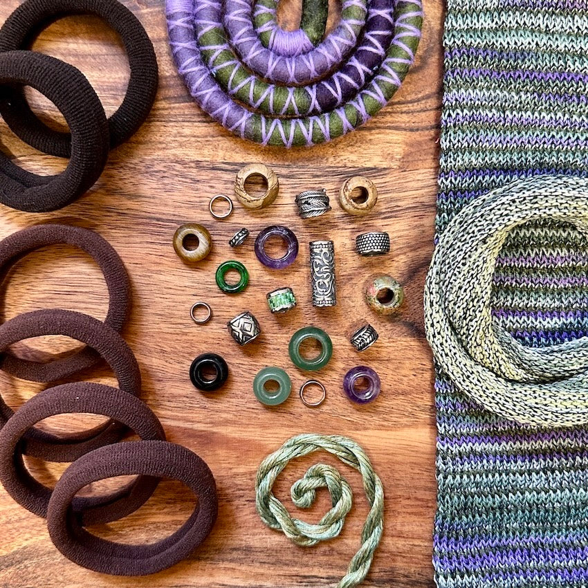 Mossy Amethyst Dread Pack (view 6) - Mountain Dreads
