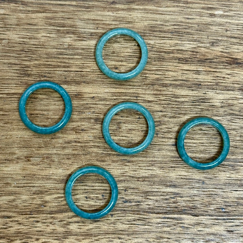 Extra Large Jade Dread Ring