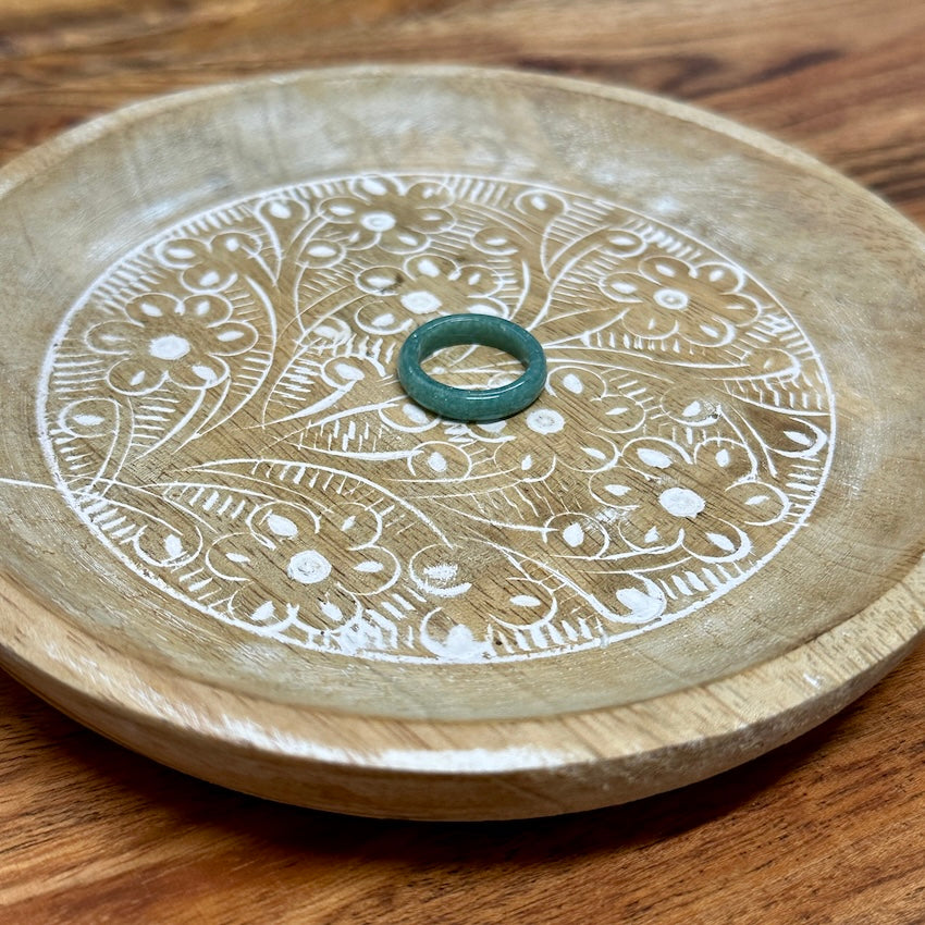 Extra Large Jade Dread Ring