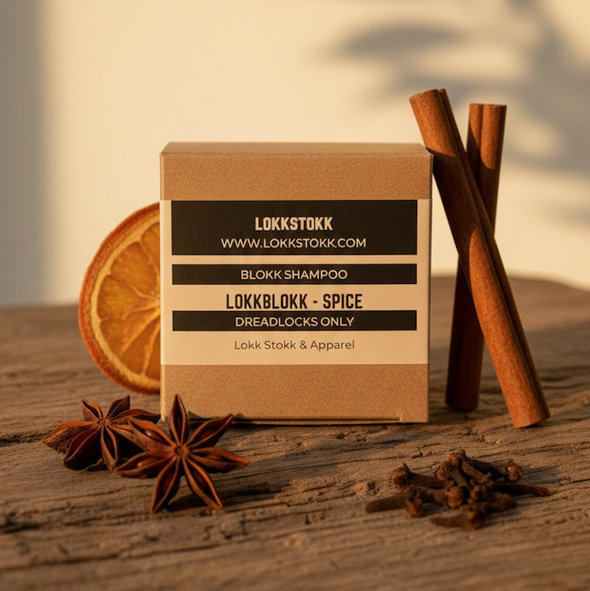 LOKK STOKK Dreadlock Shampoo Bar LOKKBLOKK SPICE - Mountain Dreads