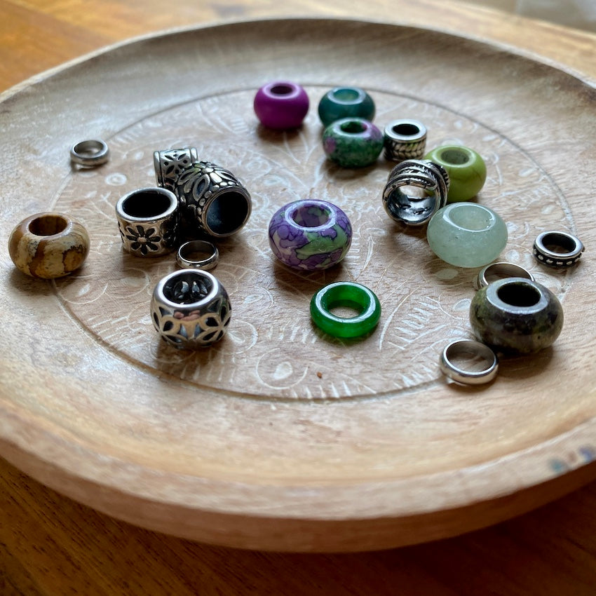 Fairy Garden Dreadlock Beads | Set of 20