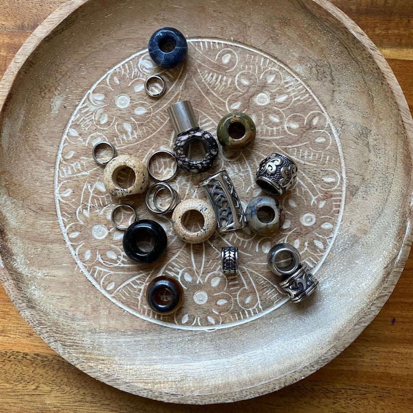 River Dreadlock Beads | Set Of 20