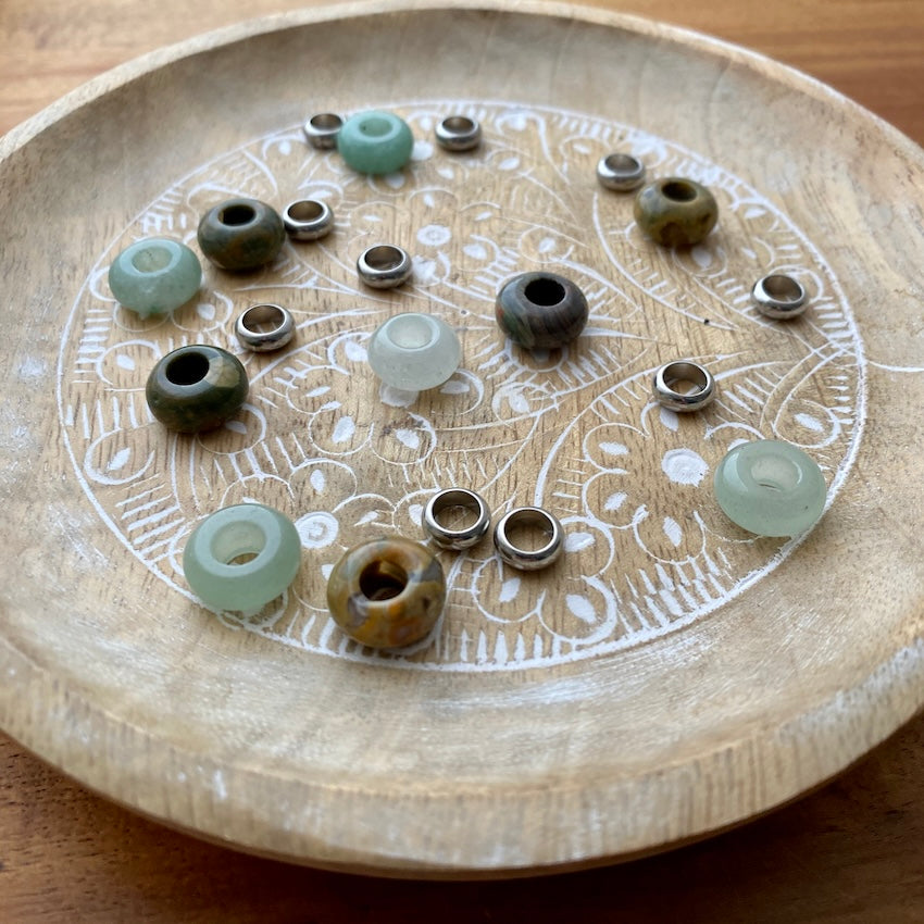 Green Gemstone Mix | Set of 20