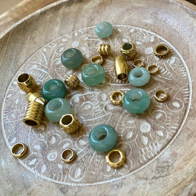 Wattle Dreadlock Beads | Set Of 25