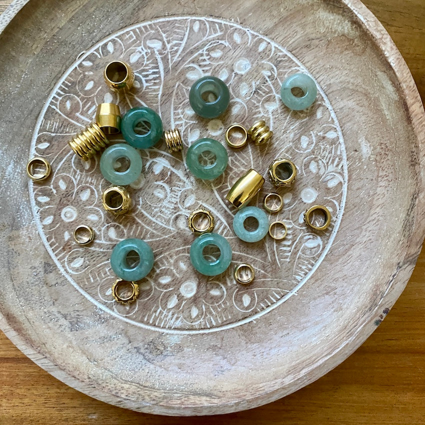 Wattle Dreadlock Beads | Set Of 25