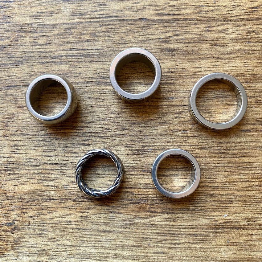 Large Stainless Steel Dreadlock Beads | Set Of 5