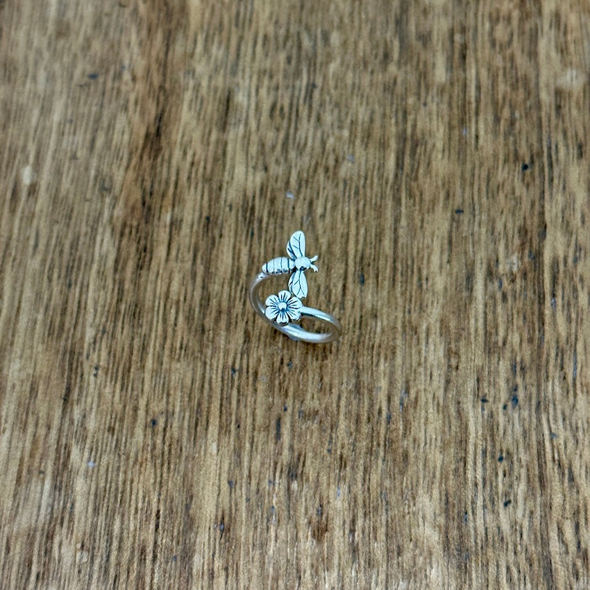 Sterling Silver Meant to Bee Spiral