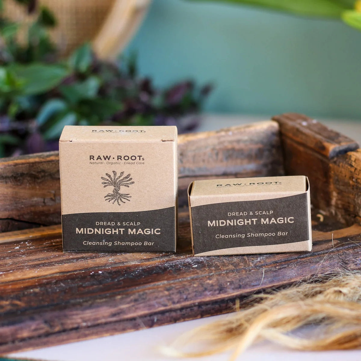 Raw Roots Deep Cleansing Shampoo Bar - Midnight Magic