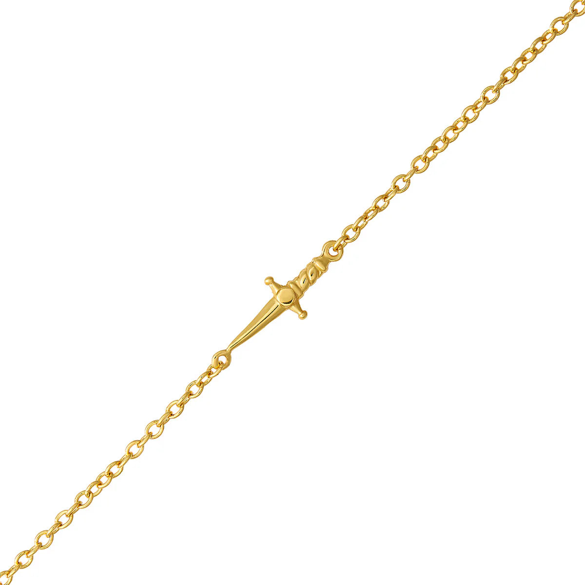 Cosmic Dagger Bracelet Gold