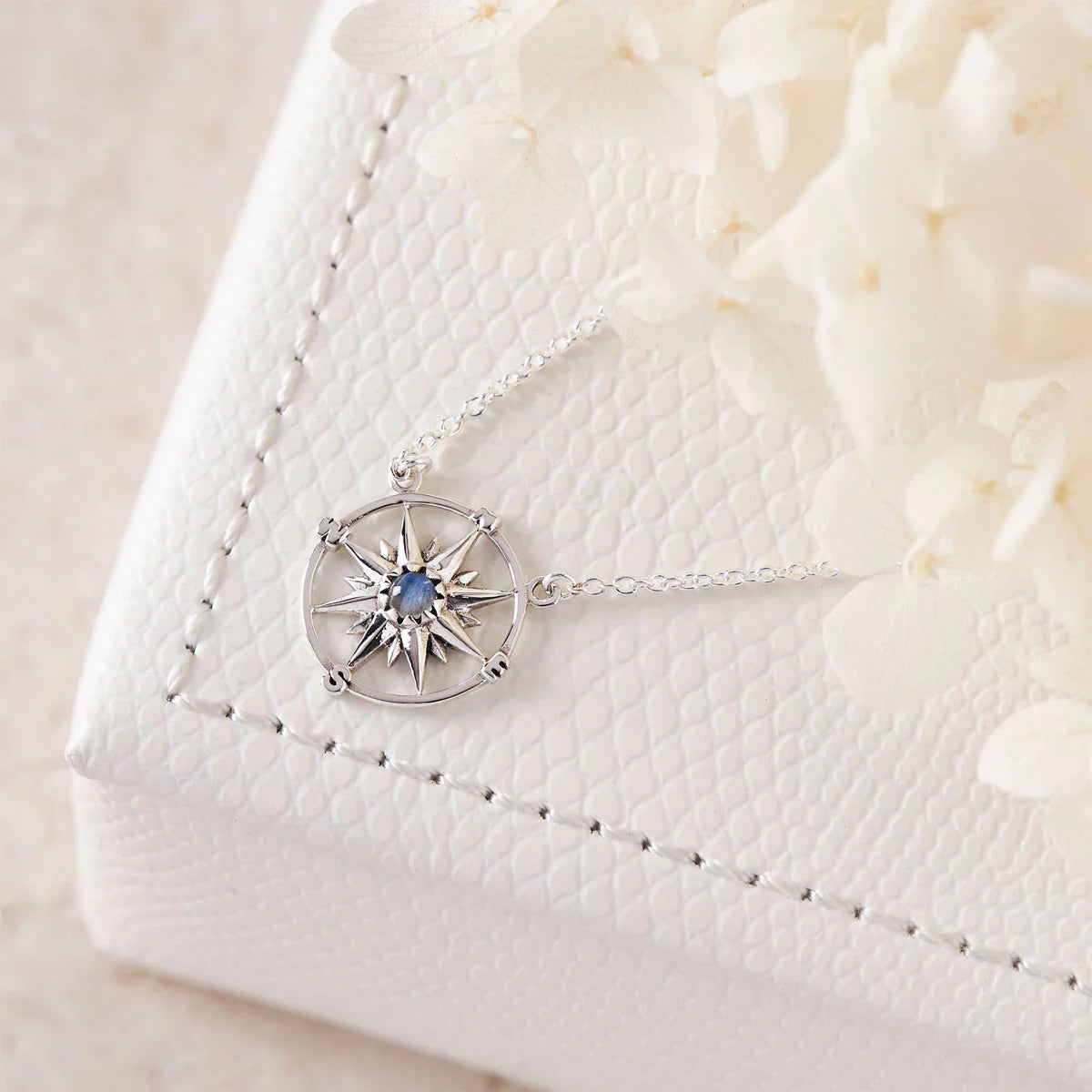 Sterling Silver | Guiding Light Compass Necklace