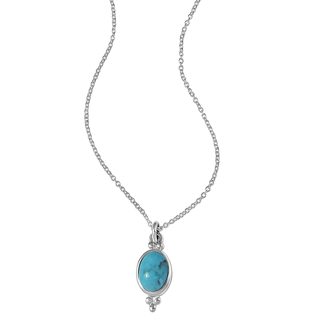 Sterling Silver | Moon Song Turquoise Necklace