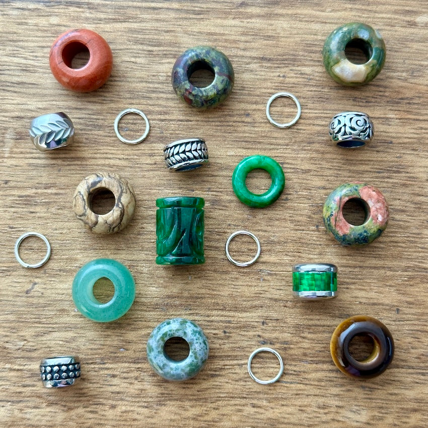 Juniper Forest Dreadlock Beads | Set Of 20