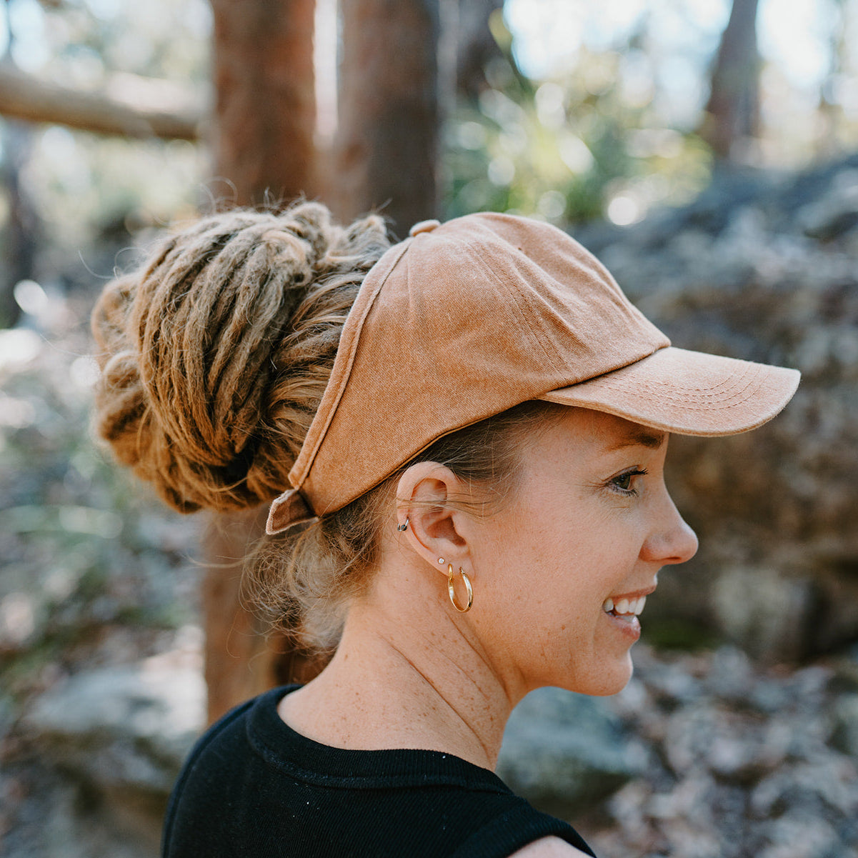 Open Back Dreadlock Cap