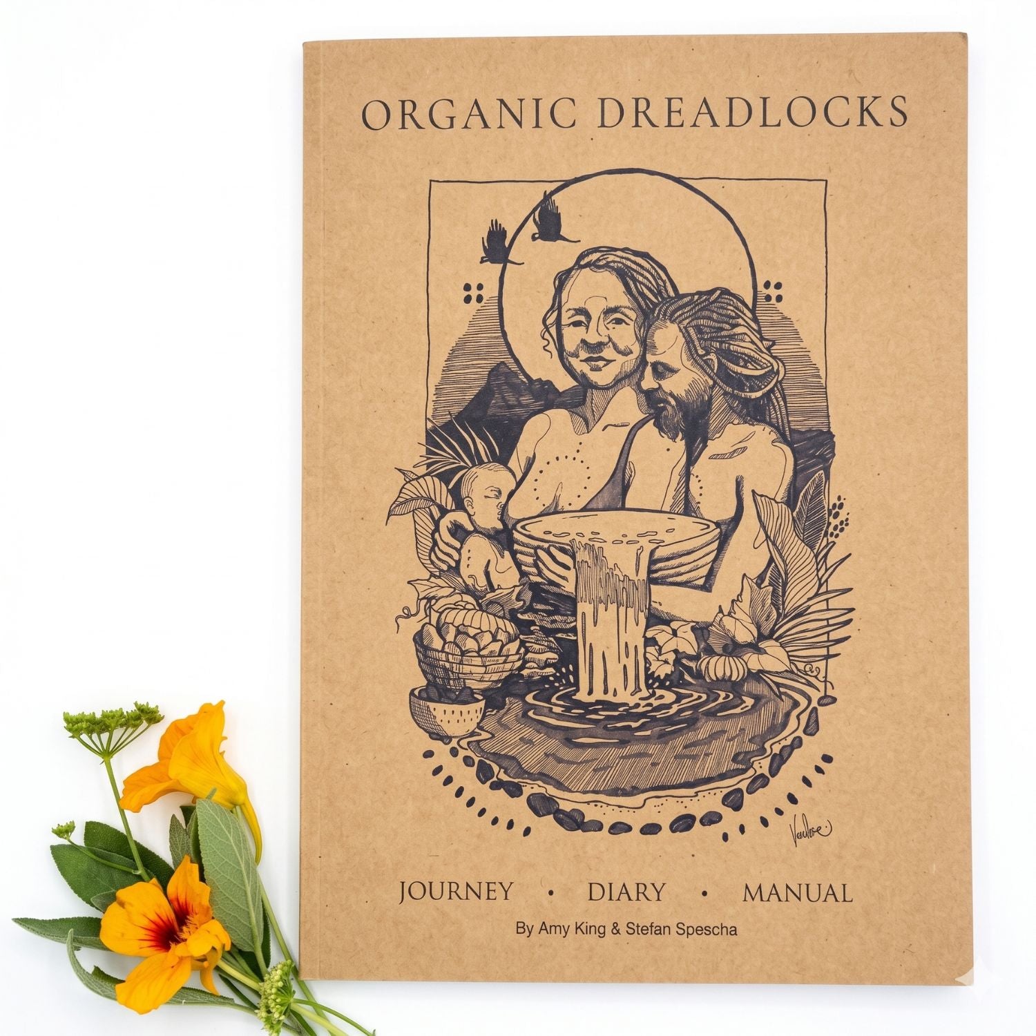 Organic Dreadlocks Book: Journal, Diary, Manual (view 4) - Mountain Dreads