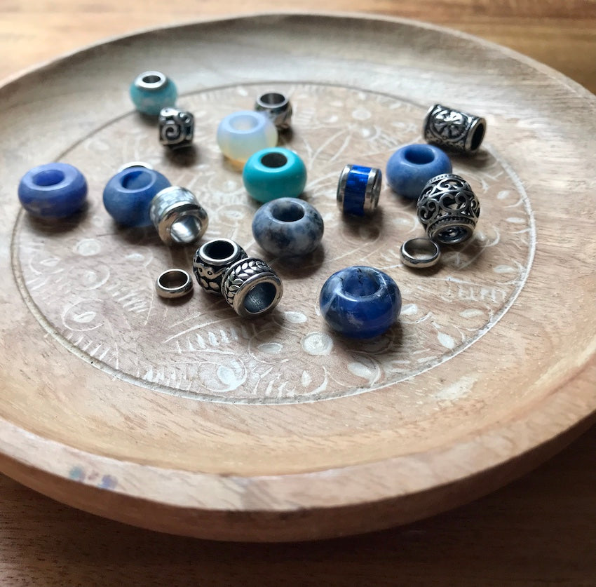 Icy Blast Dreadlock Beads | Set Of 20