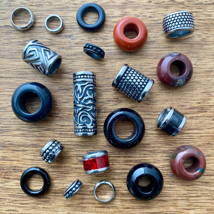 Redback Dreadlock Beads | Set of 20