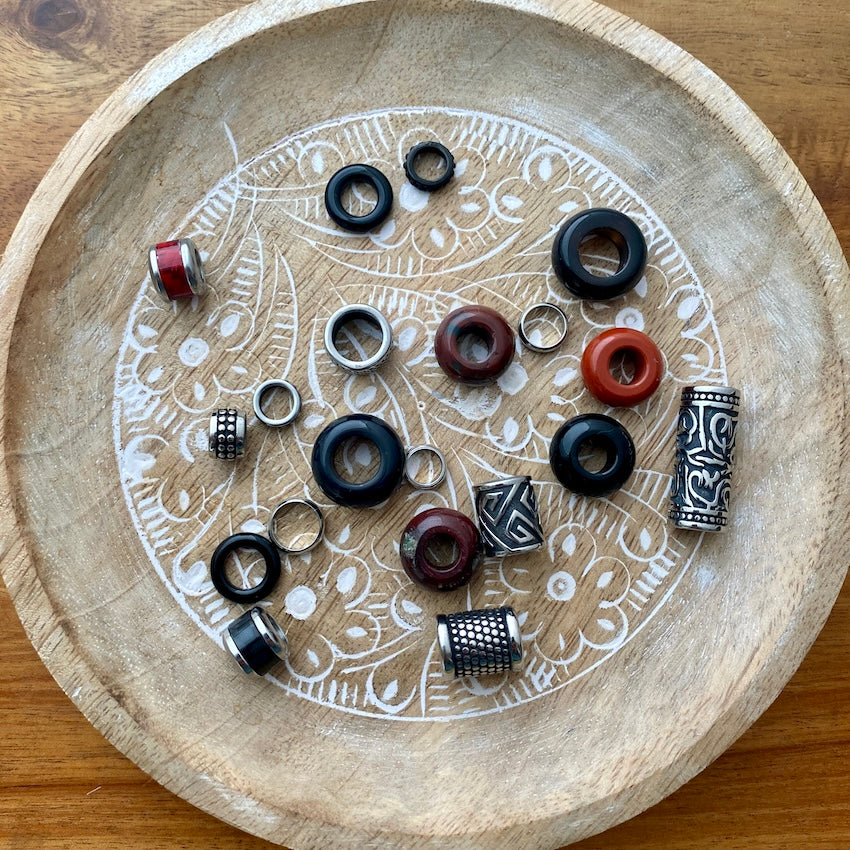 Redback Dreadlock Beads | Set of 20