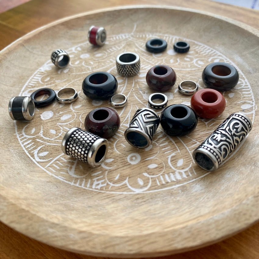 Redback Dreadlock Beads | Set of 20