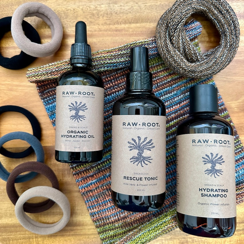 Raw Roots Dry Dreadlocks & Scalp Care Pack