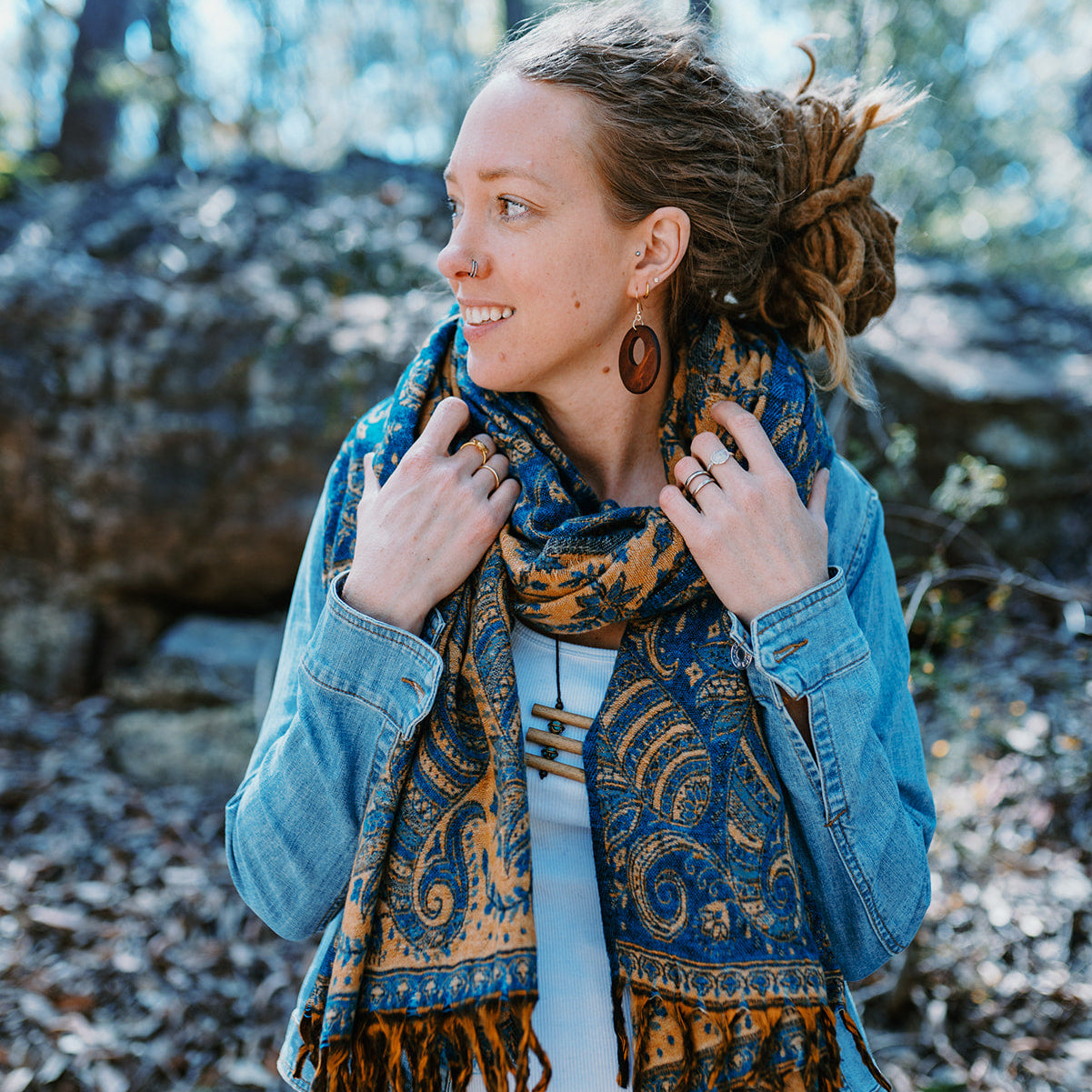 Paisley Scarf - River Hollow - Mountain Dreads