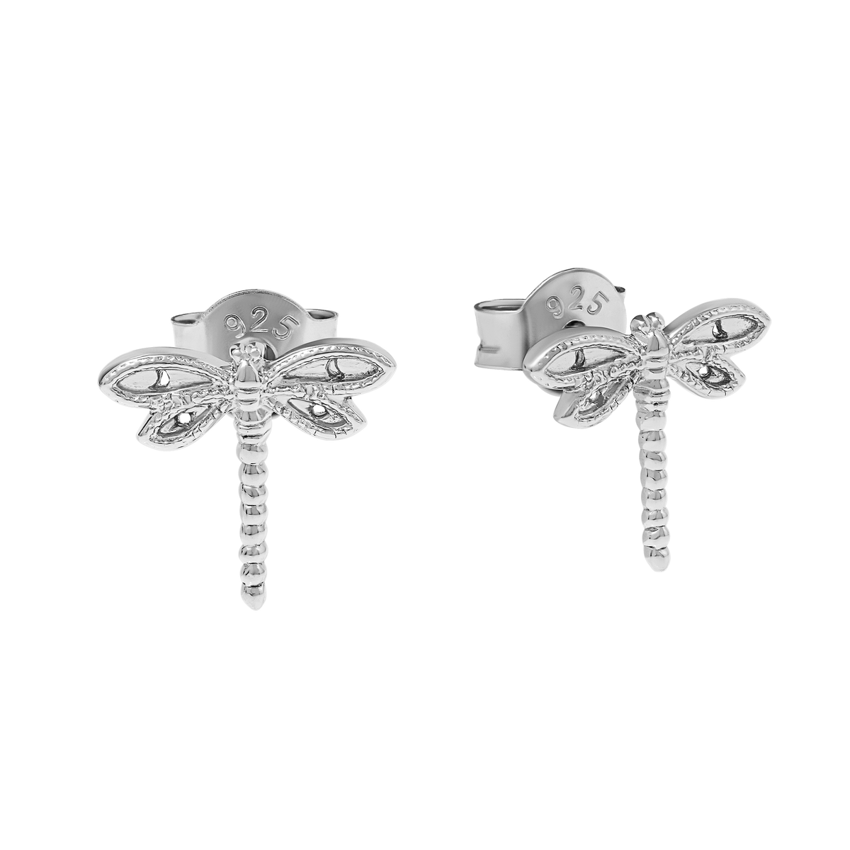 Sterling Silver, Wild Dragonfly Studs jewellery - Mountain Dreads
