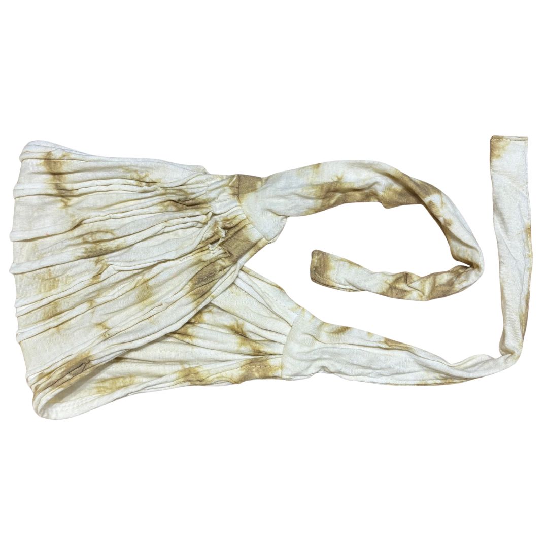 Tie-dye headband on a white background