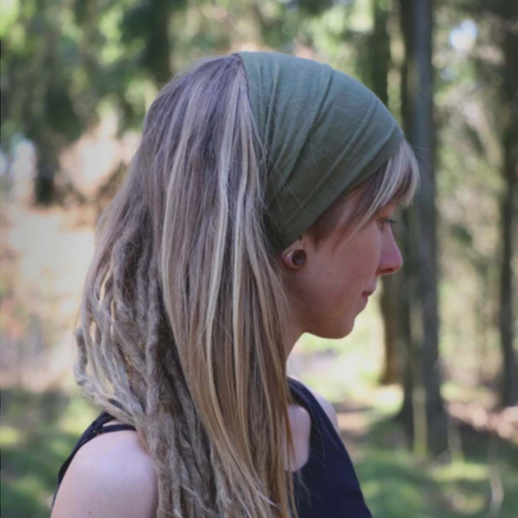 Bamboo Dreadlock Tube Headband