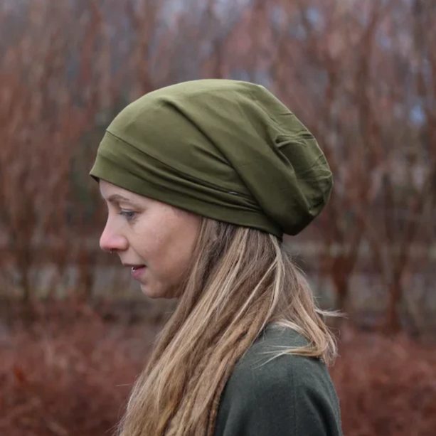 Satin Lined Bamboo Dreadlock Beanie