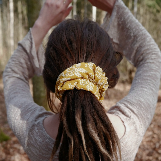 Linen Spiralock Scrunchies