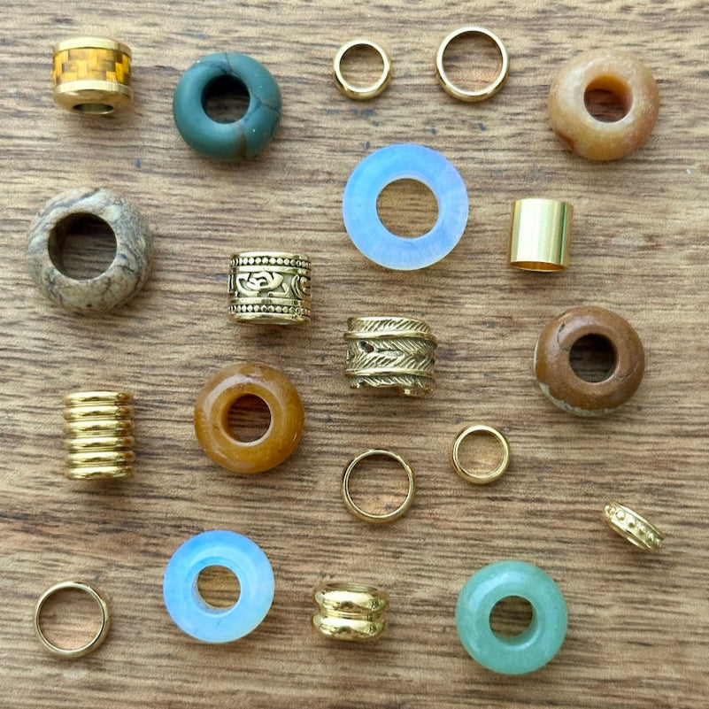 Shoreline | Dreadlock Beads | Set Of 20