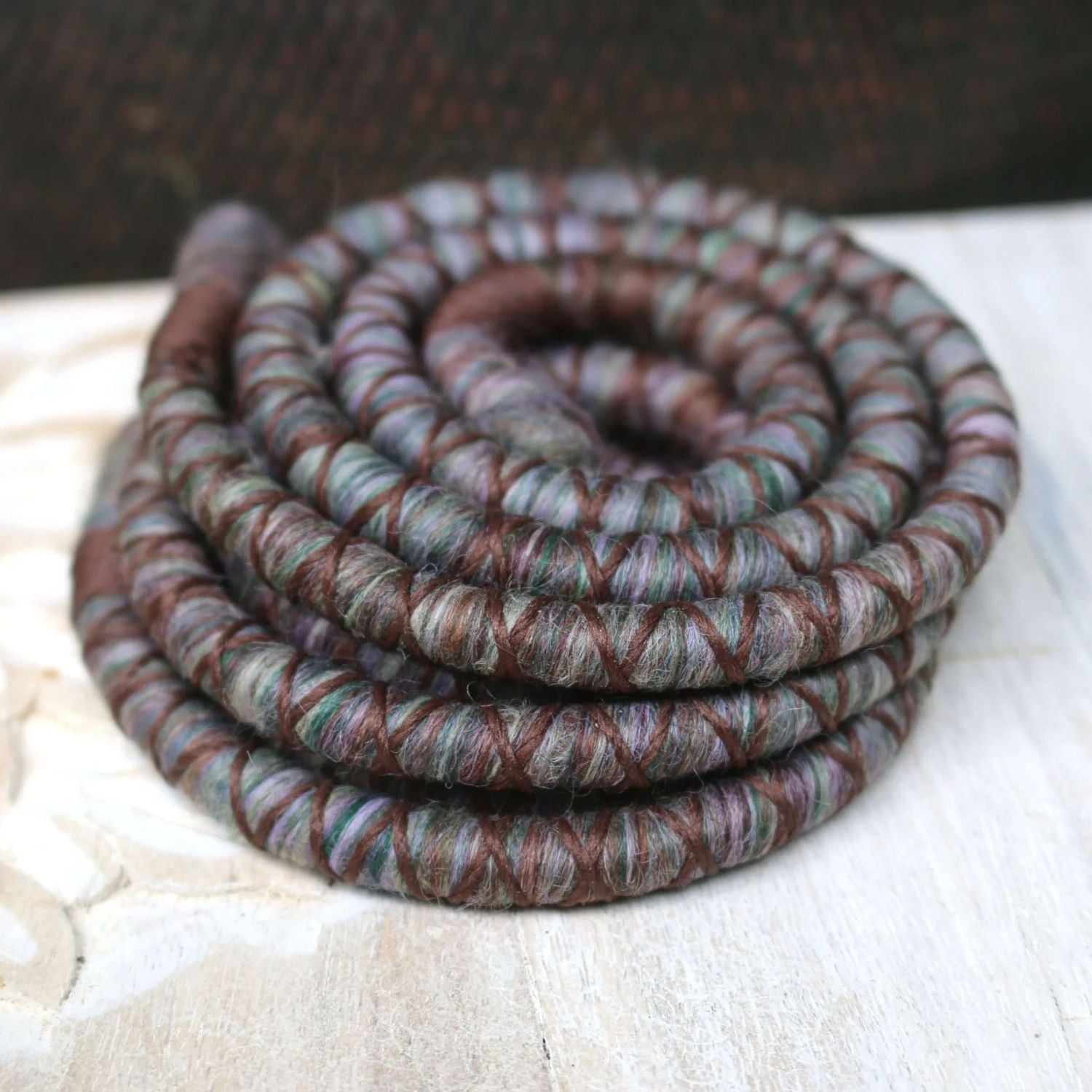 Thistle Wool Felt Spiralocks