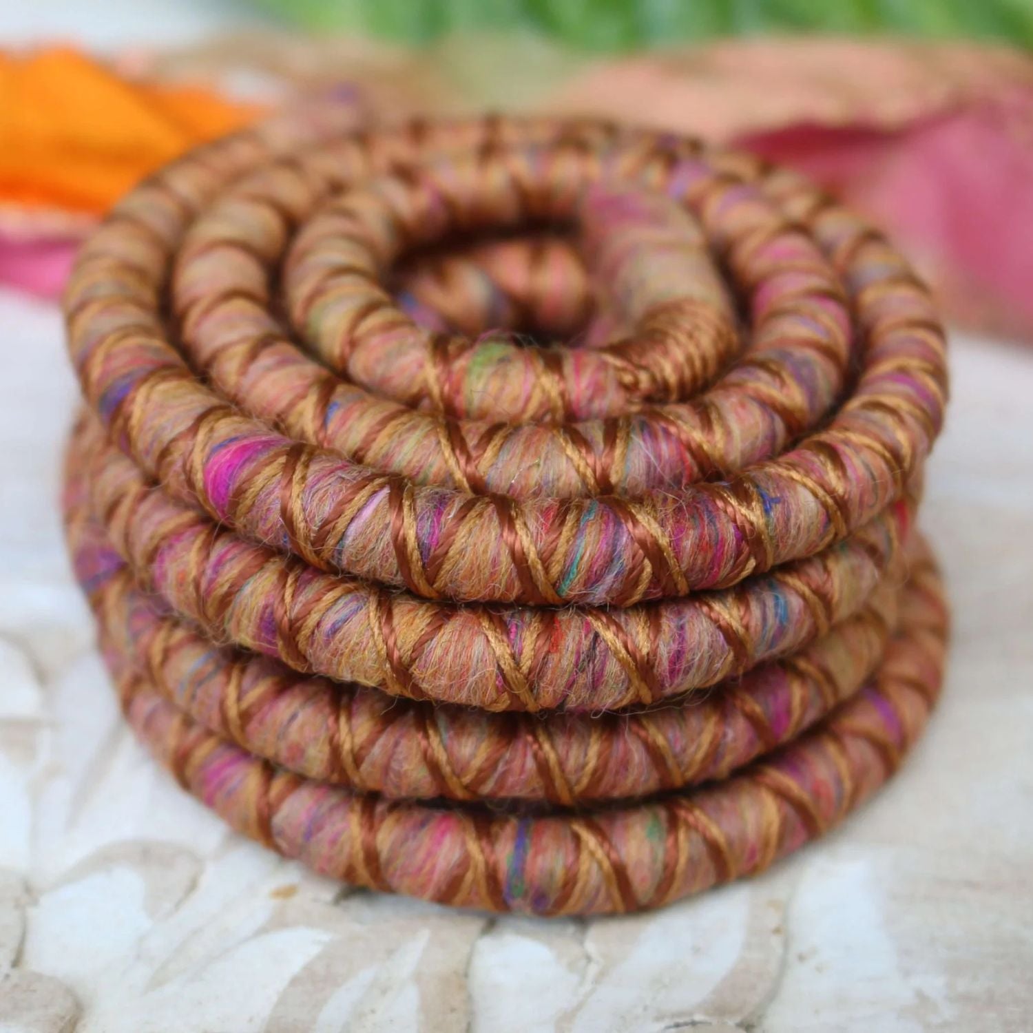 Sari Wool Felt Spiralocks