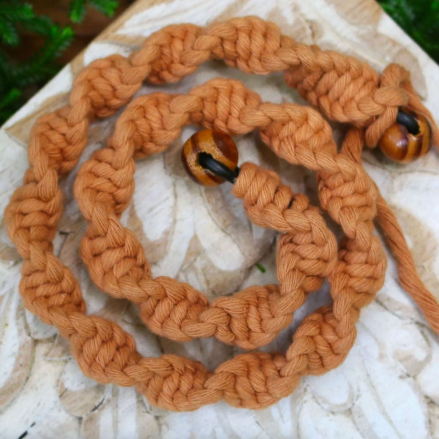 Ochre Macrame Spiralocks