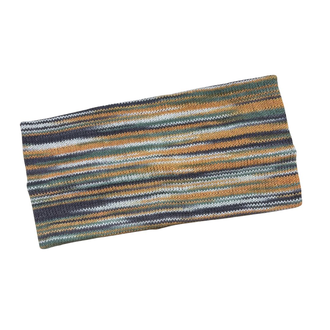 Ochre Stitched Cotton Headband - Mountain Dreads