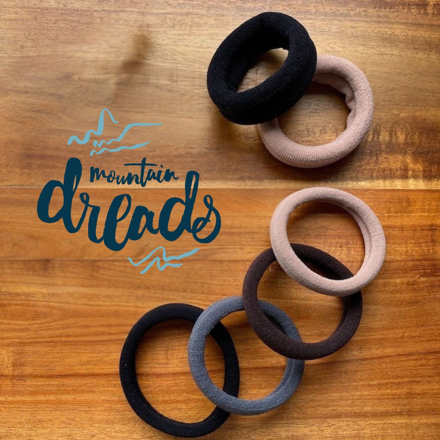 Neutral Stretchy Dread Ties Bundle - Mountain Dreads