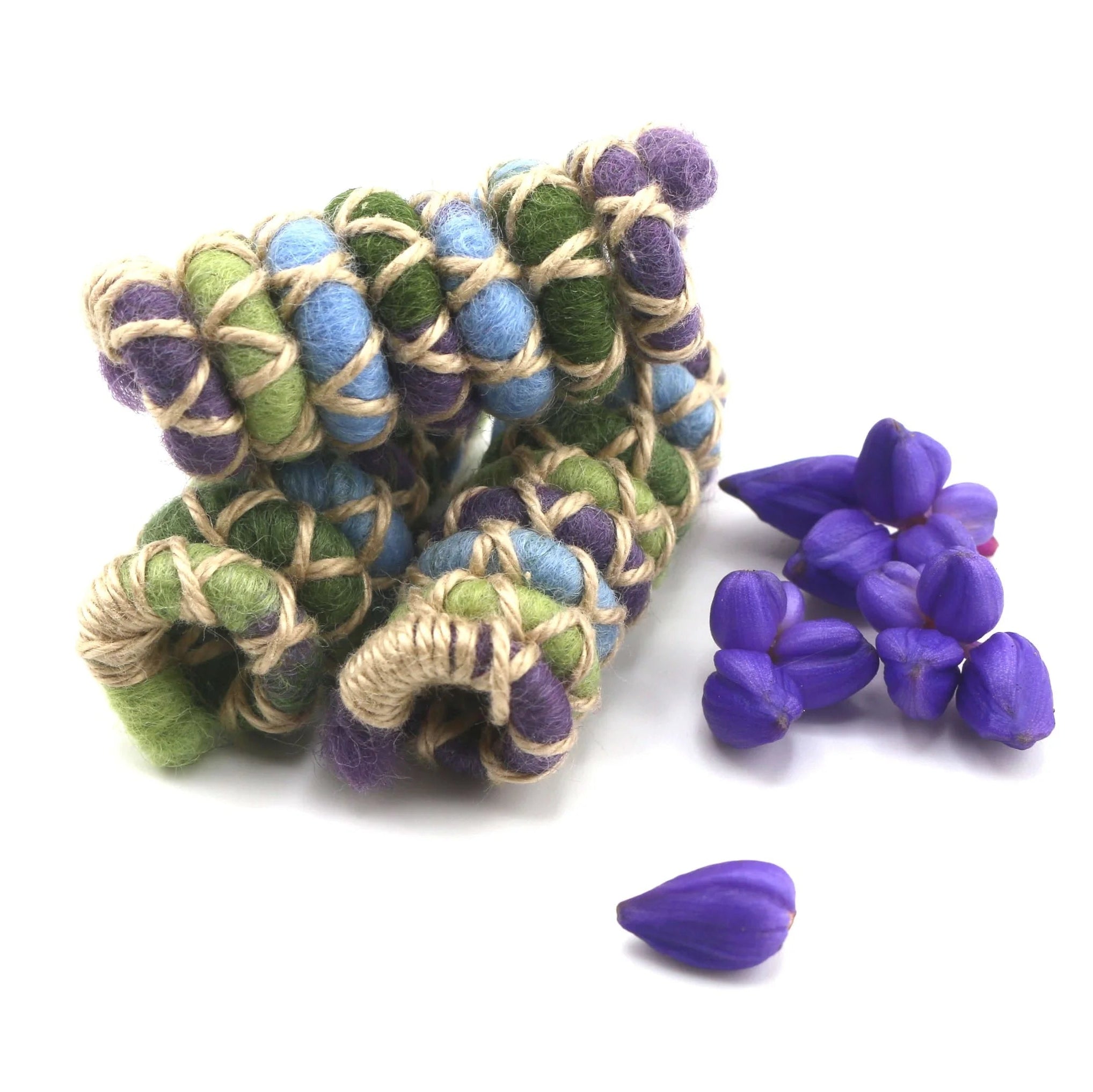 Fairy Garden - Mini Wool Felt Spiralocks