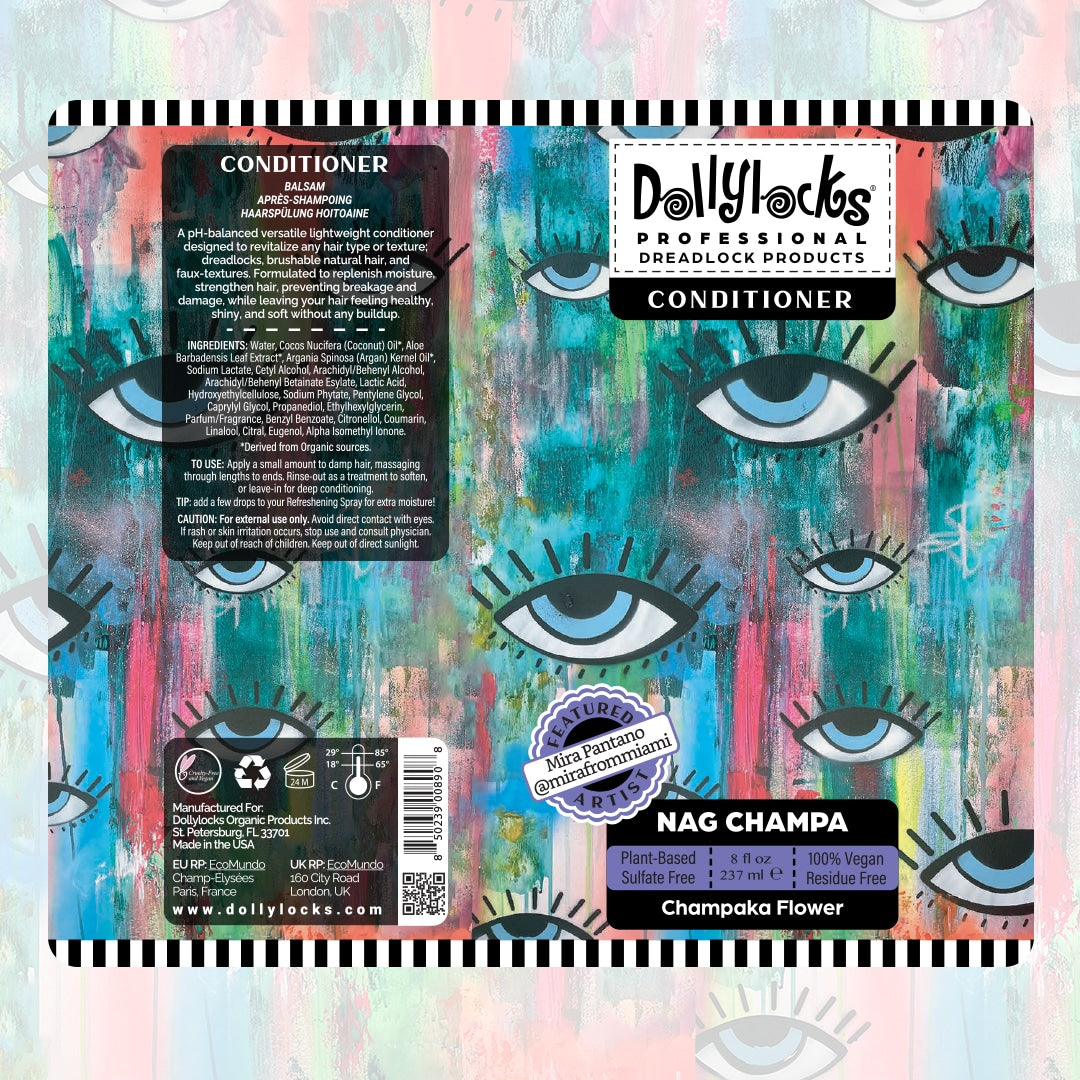 Dollylocks Conditioner, Nag Champa dreadlock care product (view 2) - Mountain Dreads