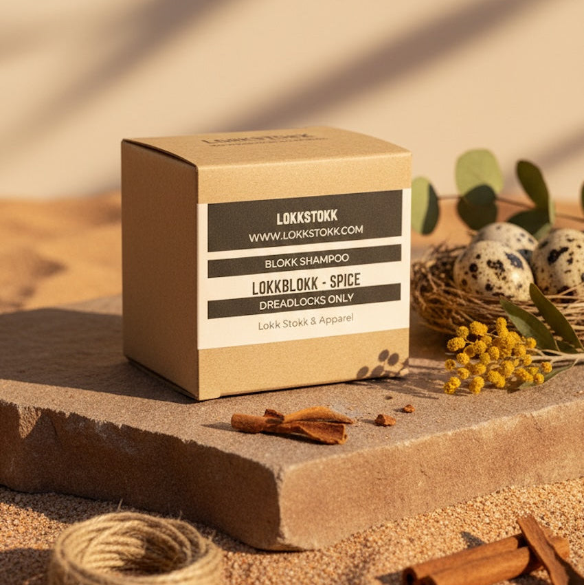 LOKK STOKK Dreadlock Shampoo Bar LOKKBLOKK SPICE (view 3) - Mountain Dreads