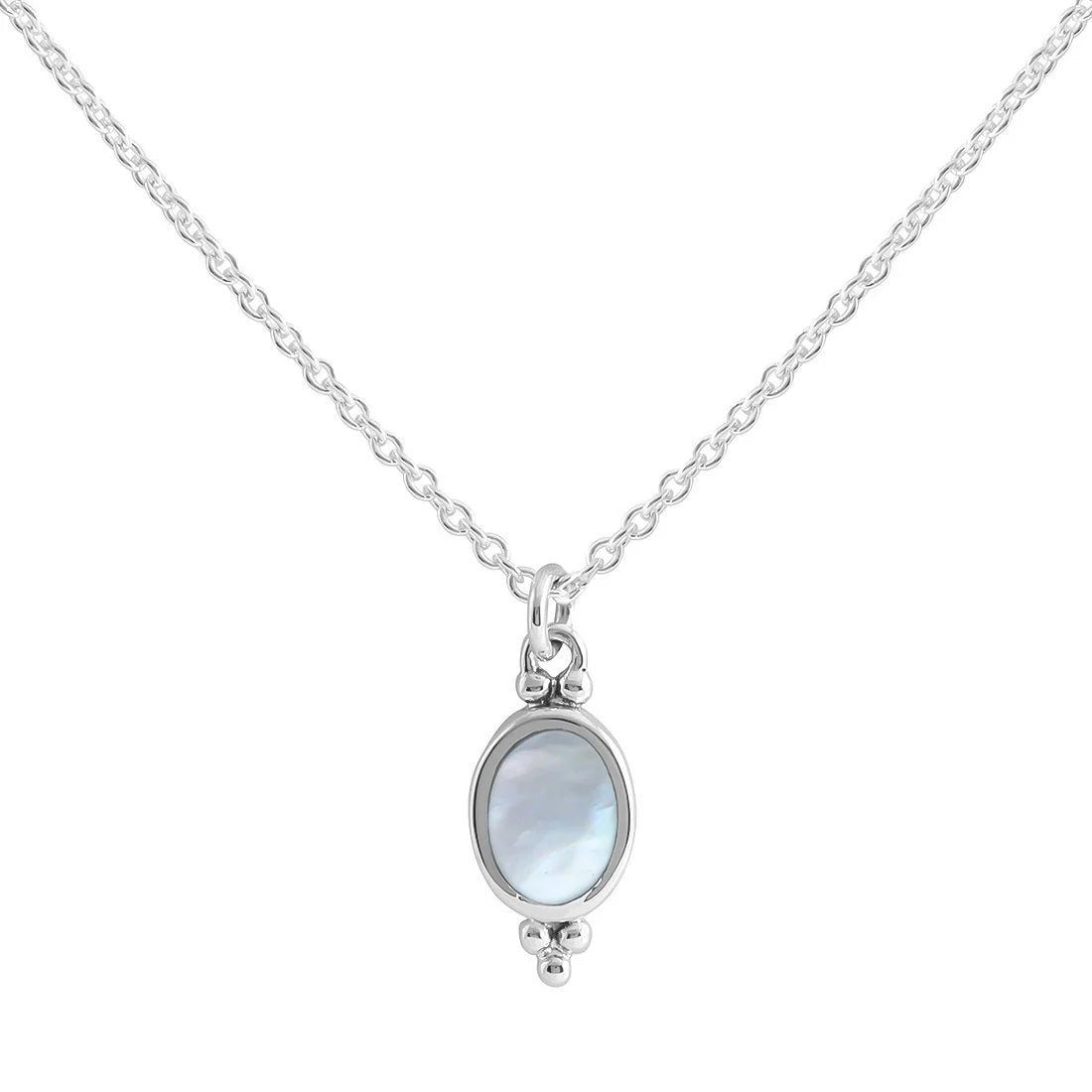 Sterling Silver | Moon Song Shell Necklace