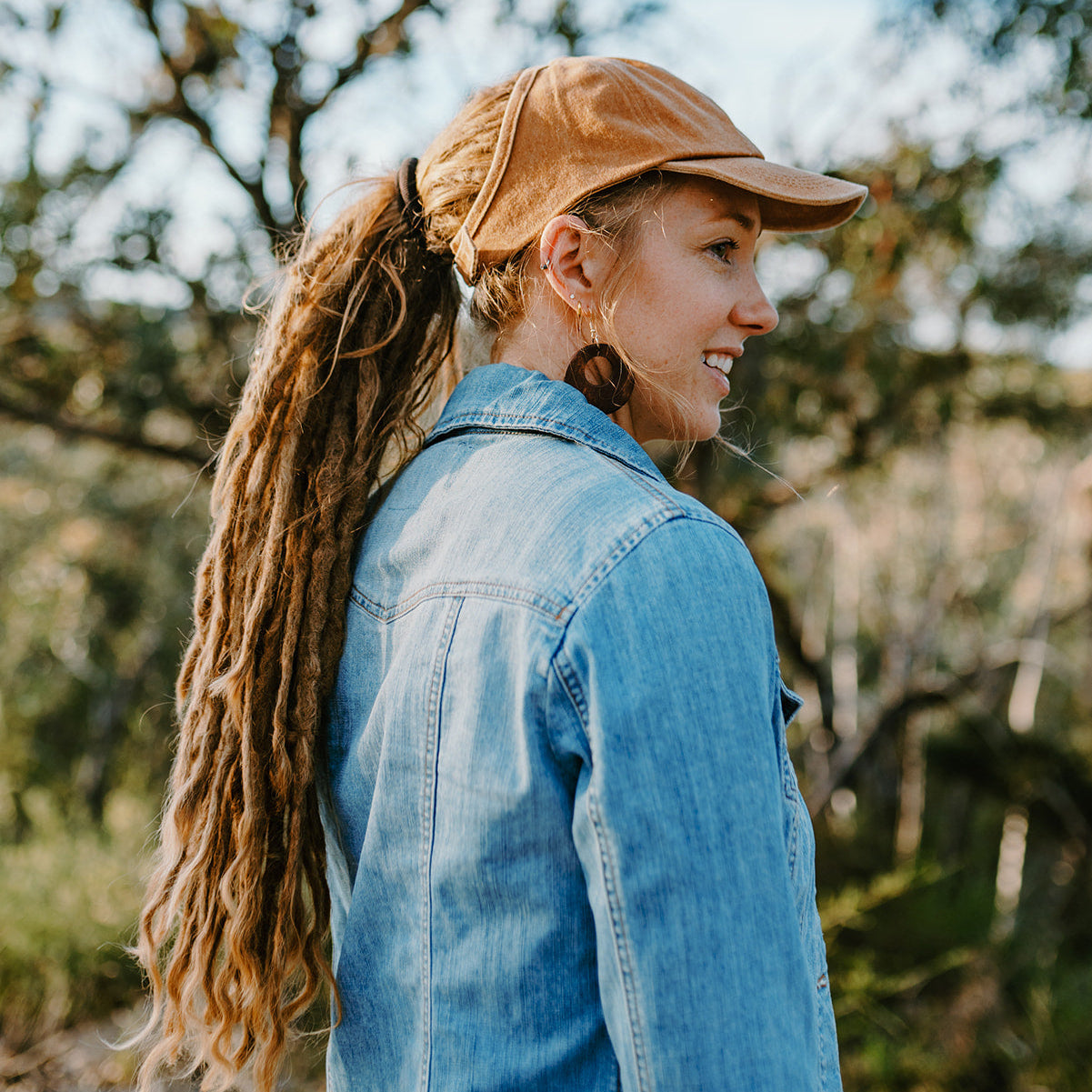 Open Back Dreadlock Cap