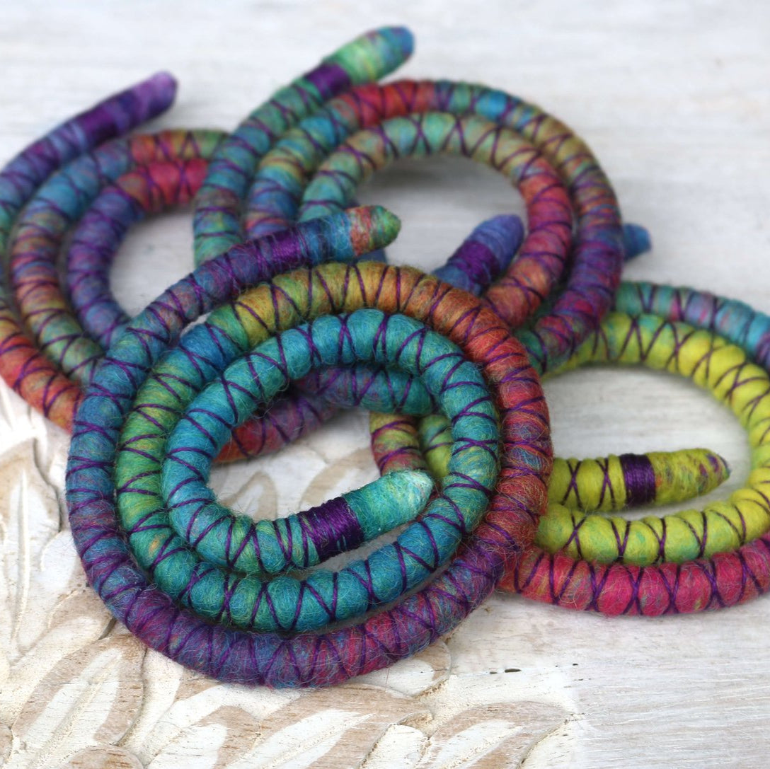 Genie Wool Felt Spiralocks