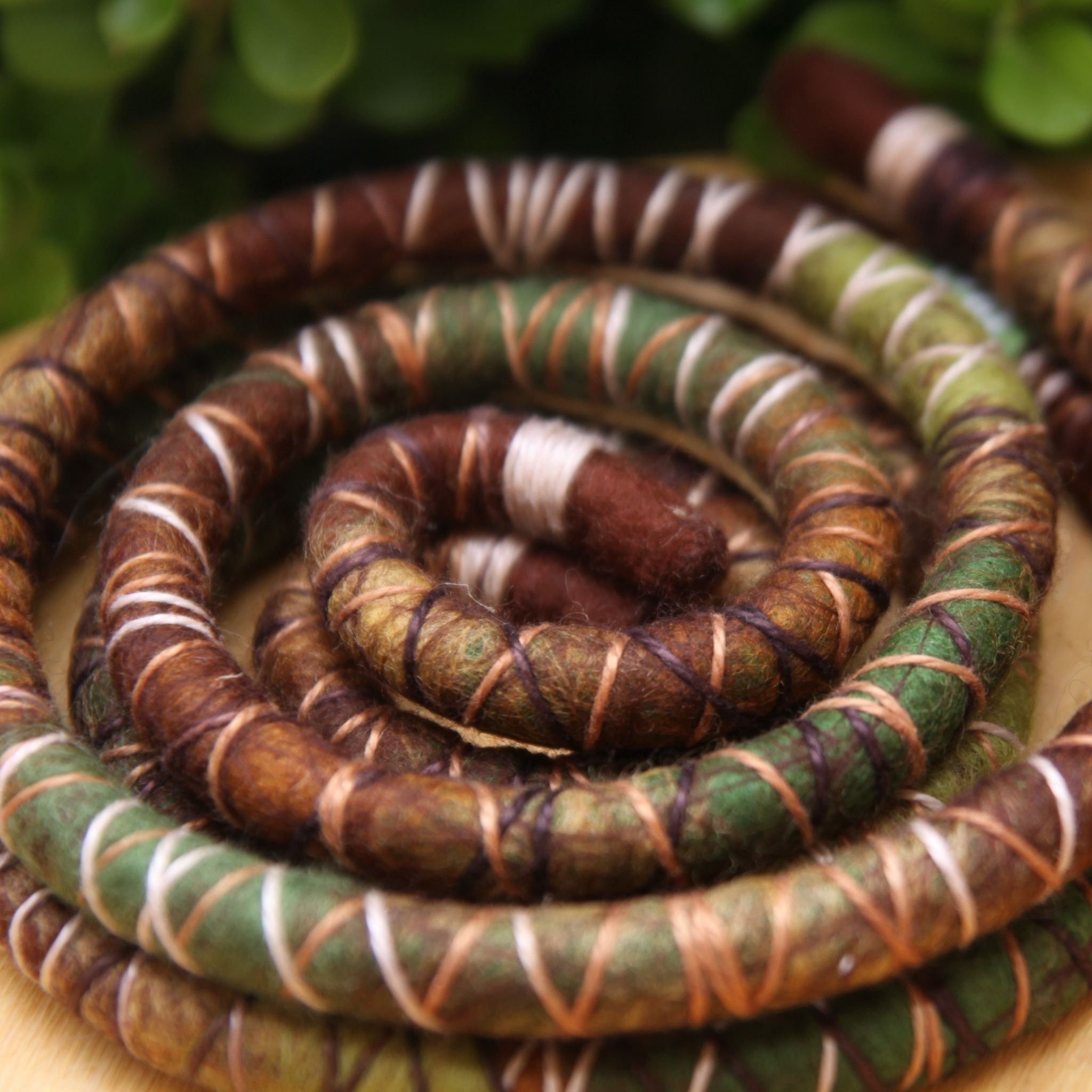 Jungle Love Wool Felt Spiralocks